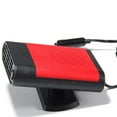 thumbnail image 4 of MasteelfCA Mini 12V Car Defroster Heater Electric Vehicle Heating Fan Windshield Demister Defroster (Red), 4 of 8