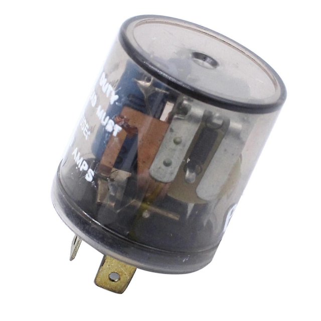 2-pin Variable Car Led Turn Signal Light Flasher Blinker Relay Ef32 20 Amps 12v 10039390 10041073