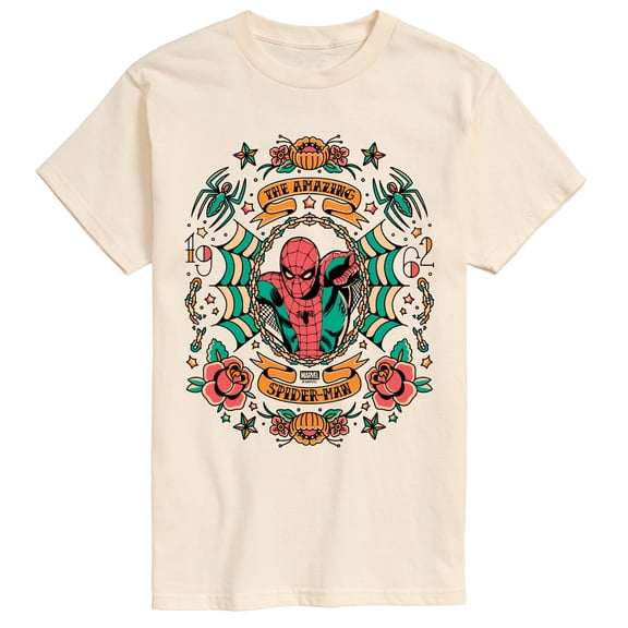 Spider-Man - Spider-Man Traditional Art - Men's Short Sleeve Graphic T-Shirt