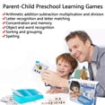 thumbnail image 2 of Juguetes educativos de aprendizaje Juegos de combinación de letras y números 2 en 1 para niños y niñas Tarjetas flash de reconocimiento de palabras a la vista Herramientas de enseñanza para jardín de, 2 of 5
