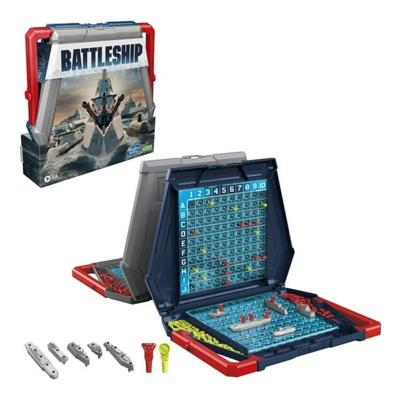 Juego de Mesa Hasbro Battleship Batalla Naval Juego de estrategia para niños, adolescentes y adultos