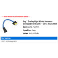 thumbnail image 2 of Fog / Driving Light Wiring Harness - Compatible with 2007 - 2013 Acura MDX 2008 2009 2010 2011 2012, 2 of 2