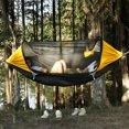 thumbnail image 1 of Hamaca portátil para acampar al aire libre para 1 12 personas con Likrtyny mosquitera paracaídas tela de nailon cama colgante para dormir Columpio de jardín, 1 of 9
