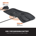 thumbnail image 3 of Teclado y ratón MEETION, ergonómicos, inalámbricos, recargables, 3 of 8