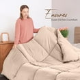 thumbnail image 4 of Comforters Queen Size All Season Duvet Insert Down Alternative Box Stitched Bed Comforter with Corner Tabs Machine Washable (), 4 of 7
