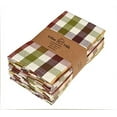 thumbnail image 6 of Urban Villa Harvest Dinner Napkins Set of 12, Highly Absorbent Soft Premium Cloth Napkins 20x20 Inches, Hotel Quality Reusable & Washable Table Dinner Napkins for Home - (Harvest, Buffalo Checkerd), 6 of 7