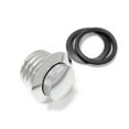 thumbnail image 1 of Krator Flush Chrome Pop Up Gas Cap Vented Fuel Tank Gas Compatible with Screamin Eagle Softail Springer FXSTSSE2 2008, 1 of 2