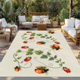 thumbnail image 2 of Ladybugs Eucalyptus Outdoor Rug for Patio/Deck/Porch, Non-Slip Large Area Rug 4 x 6 Ft, Spring Botanical Leaves Green Indoor Outdoor Rugs Washable Area Rugs, Reversible Camping Rug Carpet Runner, 2 of 8