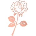 thumbnail image 1 of Marcapáginas creativo con diseño de flor rosa para manualidades, oro rosa, 1 pieza, 1 of 5