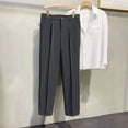 thumbnail image 5 of Pantalones de trabajo de oficina color caqui para hombre, trajes de sastrería social para hombre, pantalones, ropa, oferta, ropa de primera calidad, 5 of 5