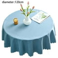 thumbnail image 2 of Nappes en Microfibre Imperméables, Nappes Rondes pour Extérieur et Garniture Intérieure en Tissu, 2 of 5
