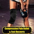 thumbnail image 2 of Knee Sleeve Compression Brace Patella Support Stabilizer Gym Joint/ Sports V8M2, 2 of 6