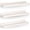 Vintage White, variant on Floating Ledge Shelves Rustic Wall Shelf Set of 3 for Storage and Display 16.9 inch White