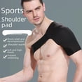 thumbnail image 3 of Adjustable Right Shoulder Support Strap for Sports: Lyca Rubber Foam Protector for Basketball, Badminton, Running, Cycling & Outdoor Activities – Relieves Strain, Stabilizes Joints, and Enhances, 3 of 5