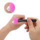 thumbnail image 3 of Ofertas Únicas 1 Pc Cepillo de Máscara Facial en Forma de Abanico Grande Ligero Color Rosa Rojo, 3 of 5