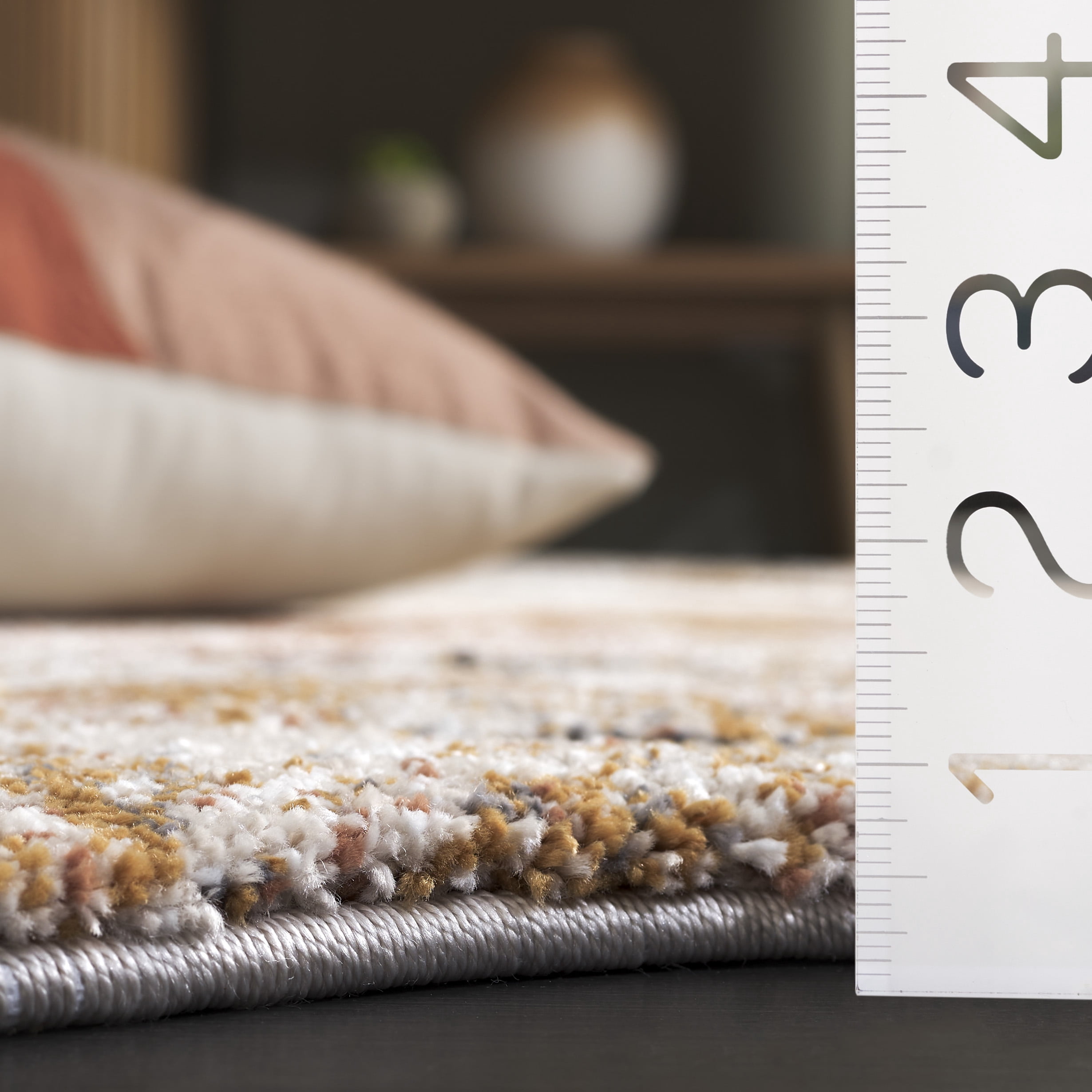 SAFAVIEH Contour Eugene Abstract Area Rug, Rust/Ivory, 8' x 10'