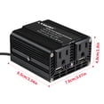 thumbnail image 2 of 500W/300W Car Inverter DC12V AC110V Power Conversion Mini Portable Inverter With USB 5V 3.1A Output US Socket, 2 of 9