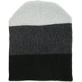 thumbnail image 5 of Tri-Tone Slouch Beanie Snug Baggy Fit Skull Cap Winter Hat Ski, 5 of 6