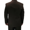 thumbnail image 2 of Sharp Hand Tailored 2pc Men Double Breasted Dress Suit w/1 Pair of Socks - Brown 48L, 2 of 3