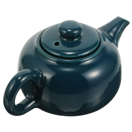 VERDANVERSE Tea Pot Ceramic Pot White 1Set Office Use