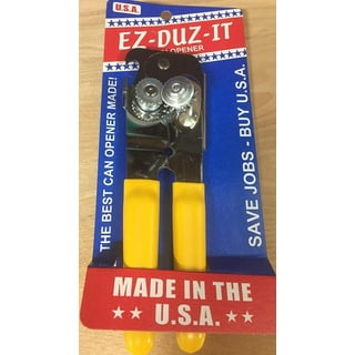 EZ DUZ IT American Made Blue Grips Manual Deluxe Can Opener - Made In The  USA