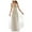 White, variant on Fsqjgq Wrap Dress for Women Female A-Line Women's Elegant Wedding Dress Embridery V-Neck Evening Dress Bridal Gown Dress White Size S
