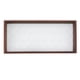 thumbnail image 1 of Bandeja rectangular para servir té de vidrio de nogal, bandeja de té de vidrio de madera robusta para pastel, pan, desayuno, merienda, tamaño pequeño, 1 of 10