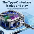 thumbnail image 3 of Peggybuy Magnetic & Back Clip RGB Mobile Phone Radiator for Tiktok Live Streaming (Dark Grey), 3 of 7