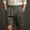 Gray, variant on HAOTAGS Mens Formal Shorts Plus Size Dress Shorts for Work Casual Summer Shorts Gray Size S