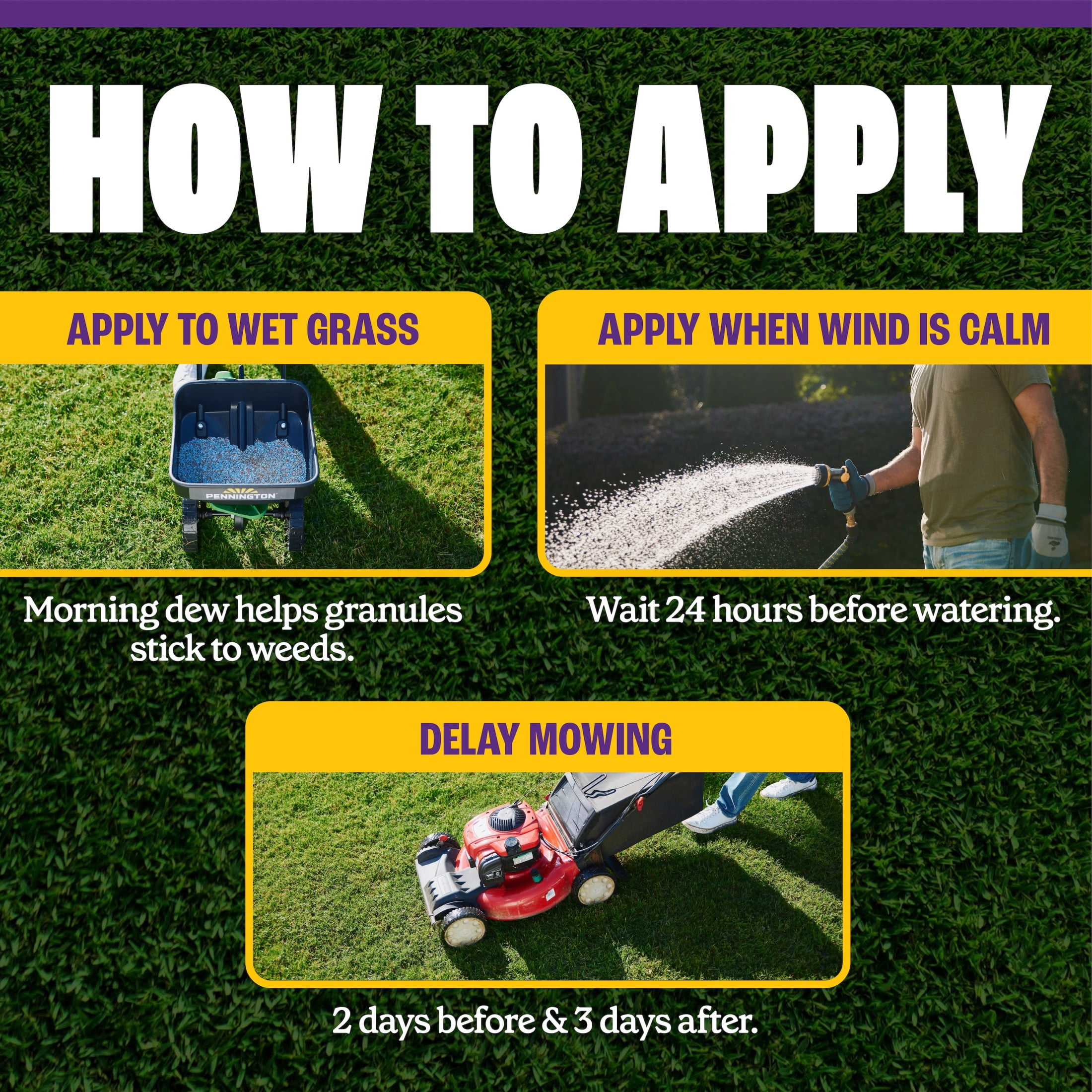 Pennington Full Season Southern Weed and Feed with Crabgrass Control, 25-0-14 Fertilizer, 8 lb., 2.5M Coverage