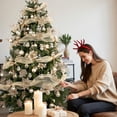 thumbnail image 4 of Set de Decoraciones para Árbol de Navidad Amandir 109 Piezas Champagne, 4 of 7