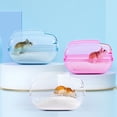 thumbnail image 2 of Hamster Bathroom/Toilet Combo - Large, Easy-Drain Design, Durable and Splash-Proof for Small Pets Including Rabbits and Chinchillas, 2 of 8