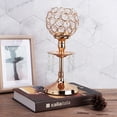 thumbnail image 4 of Candelabro de cristal para mesa de centro, candelabro decorativo para boda, 4 of 8