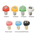 thumbnail image 2 of Car Washing Machine 1/4 Nozzle High Pressure Nozzle Fan-Shaped Quick Fittings, 2 of 9