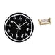 thumbnail image 5 of Reloj de pared decorativo, silencioso, moderno, para el hogar y la oficina, de material acrílico, con manecillas de metal engrosadas y diseño de grafi, 5 of 8
