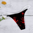 thumbnail image 4 of Culottes pour Femmes, String Imprimé Halloween, 4 of 4