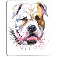 thumbnail image 2 of Chien Mignon à Bouche Ouverte - Art Mural sur Toile, 2 of 3