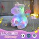thumbnail image 2 of Athoinsu - Muñeco de peluche de unicornio arcoíris con música suave, regalo de unicornio colorido para niñas, decoración de cumpleaños para niños, LED blanco, LED blanco, 2 of 5