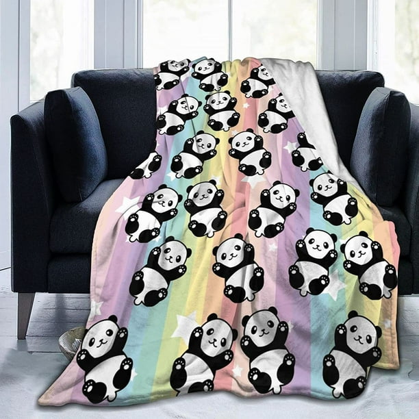 Panda Blanket Comfort Warm Panda Throw Blanket Soft Fleece Blankets