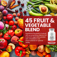 thumbnail image 3 of Tri-Core Essentials - 3 A Day Comprehensive Multivitamin Multimineral Complex with Probiotics, Prebiotics, Digestive Enzymes, Mushrooms, Adaptogens, and 45 Fruits and Vegetables - 180 Tablets, 3 of 6