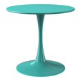 thumbnail image 4 of WestinTrends Playa 5-Piece Indoor Outdoor Metal Patio Dining Table Set With Stackable Patio Chairs, Turquoise, 4 of 16