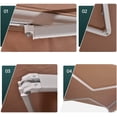 thumbnail image 6 of FDW 6.5’x8.2’ Beige Modern Manually Retractable Patio Awning, UV Resistant, 6 of 7