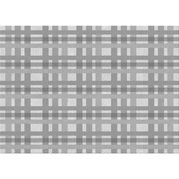 Ahgly Company Machine Washable Indoor Rectangle Transitional Platinum Silver Gray Area Rugs, 8' x 10'