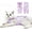 Purple, variant on Cat Recovery Suit for Male and Female Surgical Post Surgery Soft Cone Onesie Shirt Clothes Neuter Licking Protective Diapers Outfit Cover Kitten Spay Collar