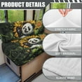 thumbnail image 6 of FORUDESIGNS Panda Sunflower Butterfly Pattern RV Dinette Cushion Covers Wear-Resistan Camper Cushion Slipcover Comfortable Loveseat Sofa Chair Cover 1 Backrest Covers and 1 Bench Covers, 6 of 7