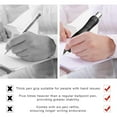 thumbnail image 2 of 12Pcs Big Fat Retractable Ballpoint Pens Kit Including 6 Pens + 6 Extra Refills Carpal Tunnel Large Wide Grip Pens Aids Writing For Tremor, Arthritis, Parkinson, Handicap, Carpal Tunnel (Black) office, 2 of 7