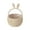 Beige, variant on Easter Rabbit Ear Woven Picnic Basket - Wicker Storage Tote with Liner, Bunny Handle Basket for Egg , Candy & Party Decor