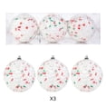 thumbnail image 2 of Christmas Balls Christmas Tree Decoration Ornaments Shatterproof Hanging Balls for Birthday Halloween Holiday Wedding Decorations Set of 3pcs, 2 of 6
