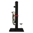 thumbnail image 2 of Poste Rascador de Sisal MECOOL Negro con Bola Colgante para Gatos Adultos y Gatitos de Interior, 2 of 8