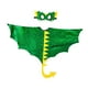 thumbnail image 5 of Capa de dinosaurio para niños, capa de dragón, disfraz cómodo para festivales verde, 5 of 8